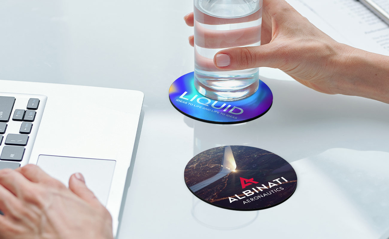 Surf - Untersetzer mit Logo